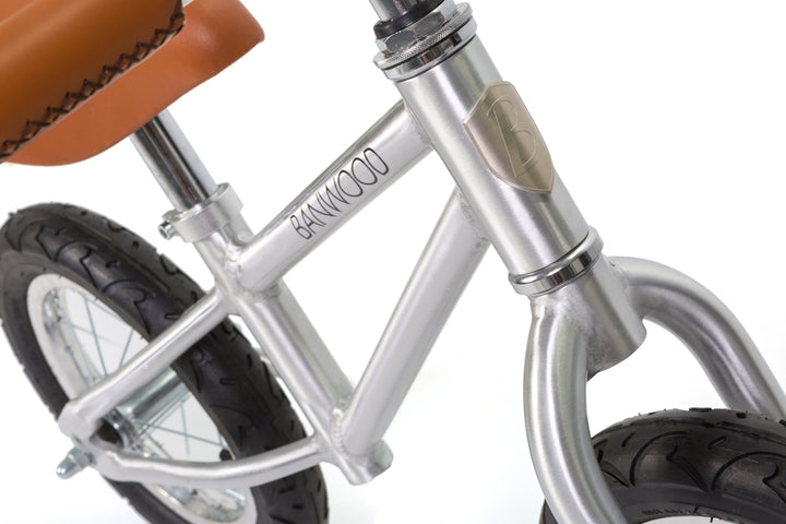 Banwood First Go Balance Bike - Chrome Balance Bike Banwood