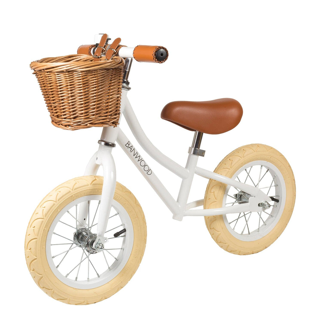Banwood First Go Balance Bike - Girl White Balance Bike Banwood