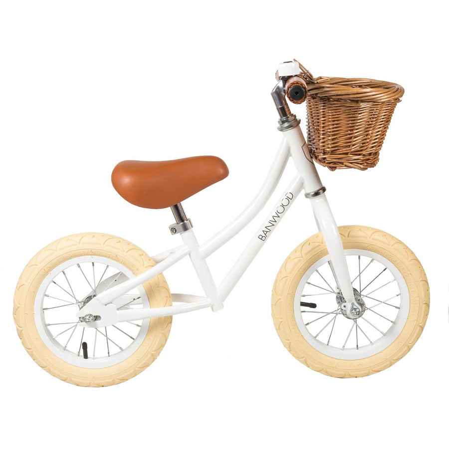 Banwood First Go Balance Bike - Girl White Balance Bike Banwood