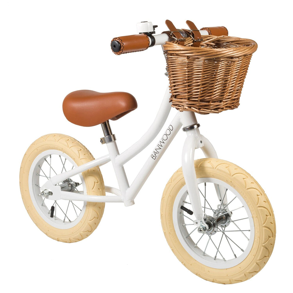 Banwood First Go Balance Bike - Girl White Balance Bike Banwood