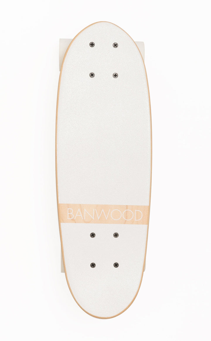 Banwood White Skateboard Skateboard Banwood
