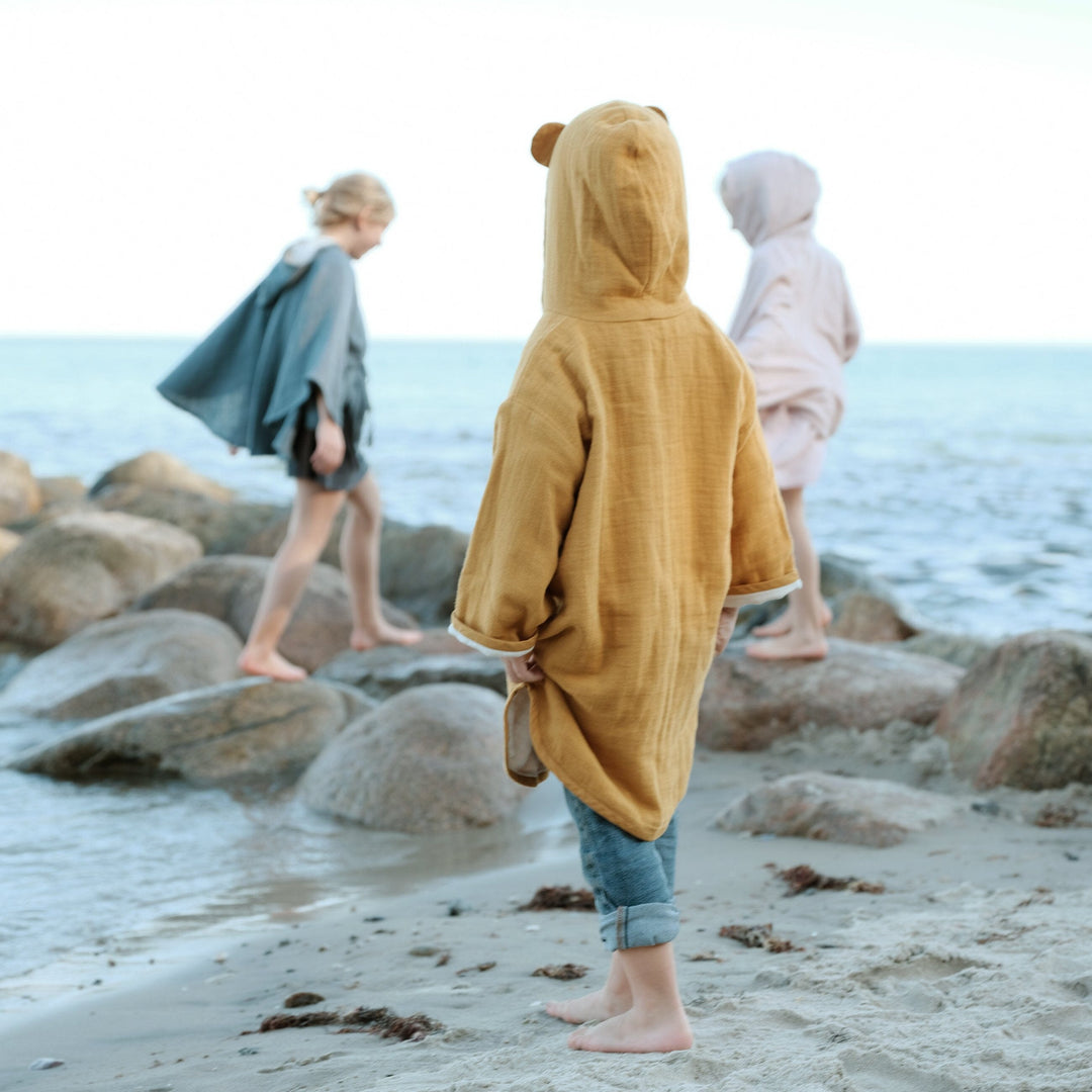 Blue Spruce Beach Poncho Baby & Toddler Outerwear Fabelab