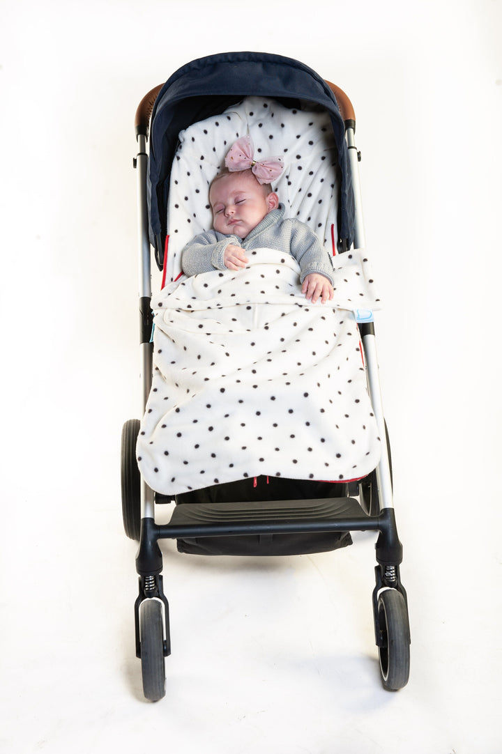 Buggysnuggle Cookies n Cream Snuggle Fleece Baby Stroller Accessories Buggysnuggle