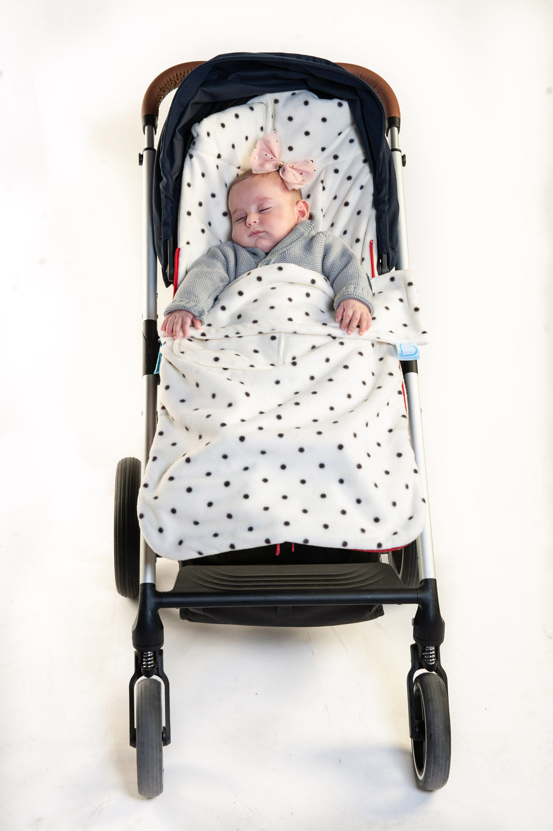 Buggysnuggle Cookies n Cream Snuggle Fleece Baby Stroller Accessories Buggysnuggle