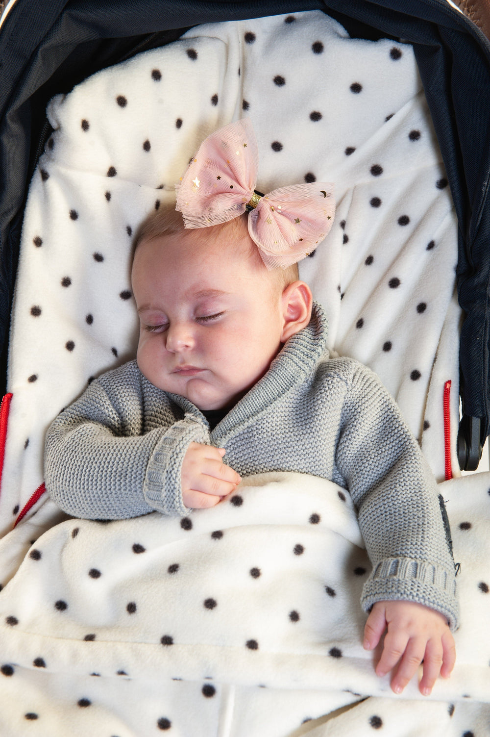 Buggysnuggle Cookies n Cream Snuggle Fleece Baby Stroller Accessories Buggysnuggle
