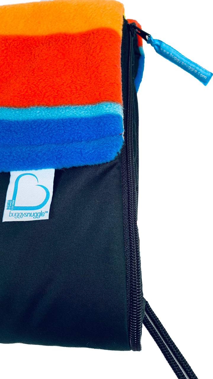 Buggysnuggle Explorer Rainbow Extreme Fleece Baby Stroller Accessories Buggysnuggle
