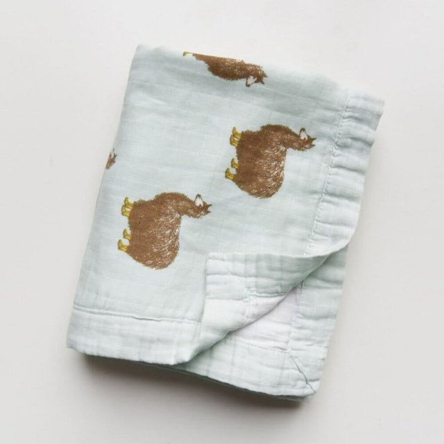 Llama 4 Layer Blanket Swaddling Blankets Love Mom