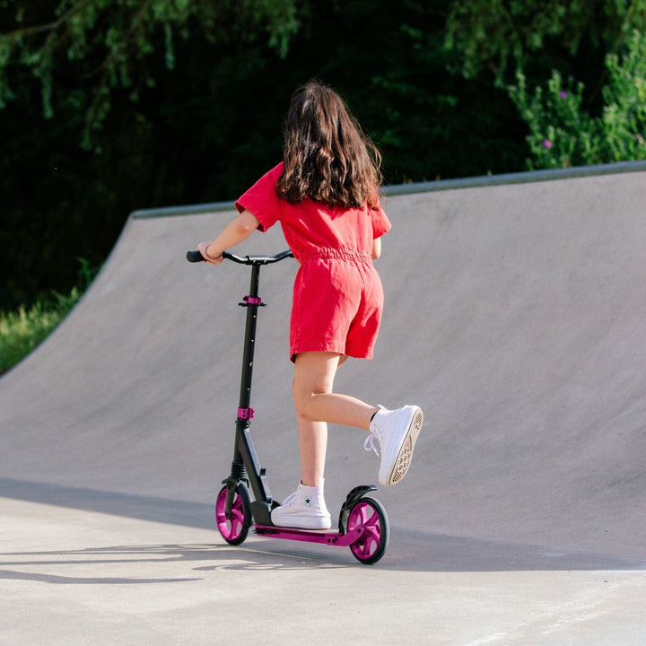 Magenta - Big 2 Wheel Scooter Big Wheeler BOLDCUBE Scooters