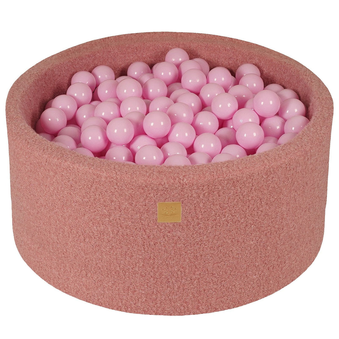 MeowBaby Boucle Pink Round Ball Pit Ball Pits MeowBaby