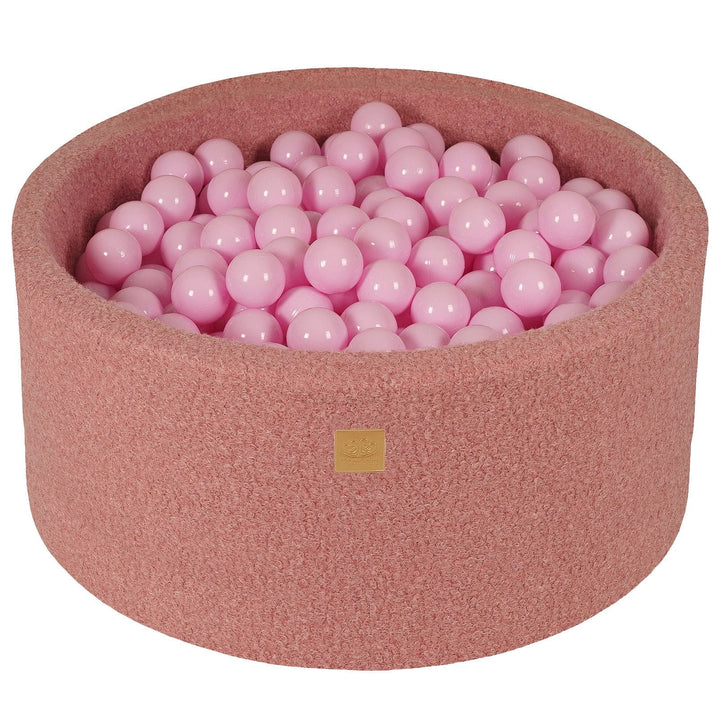 MeowBaby Boucle Pink Round Ball Pit Ball Pits MeowBaby