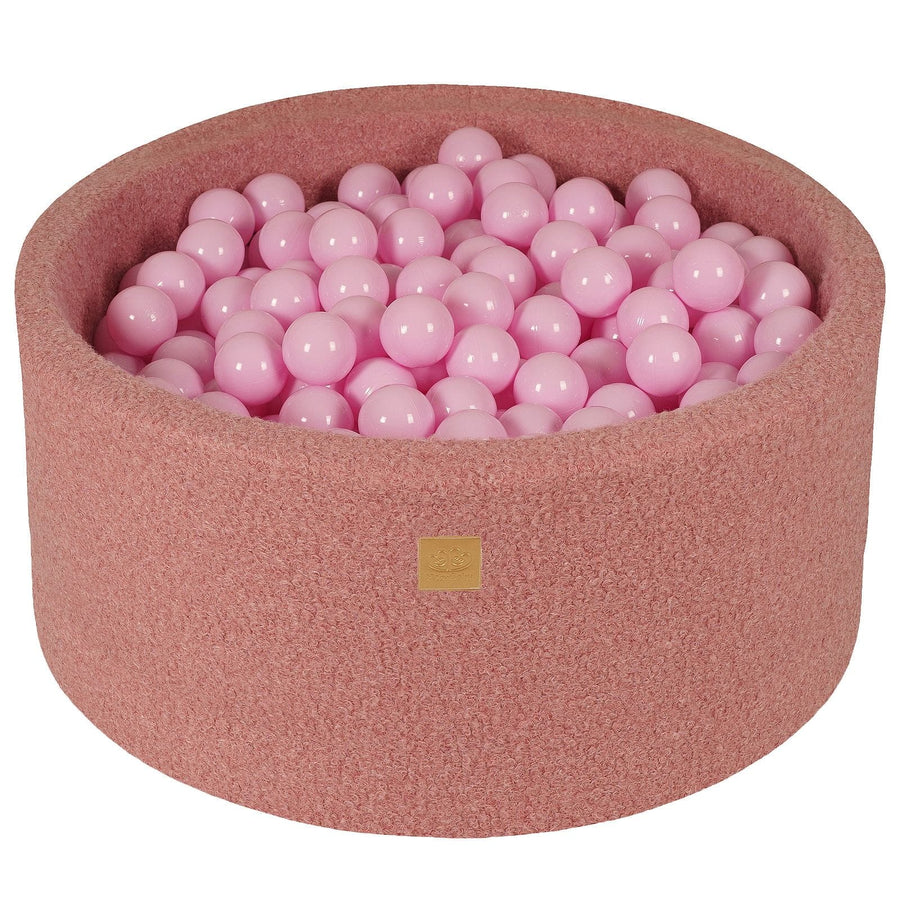 MeowBaby Boucle Pink Round Ball Pit Ball Pits MeowBaby