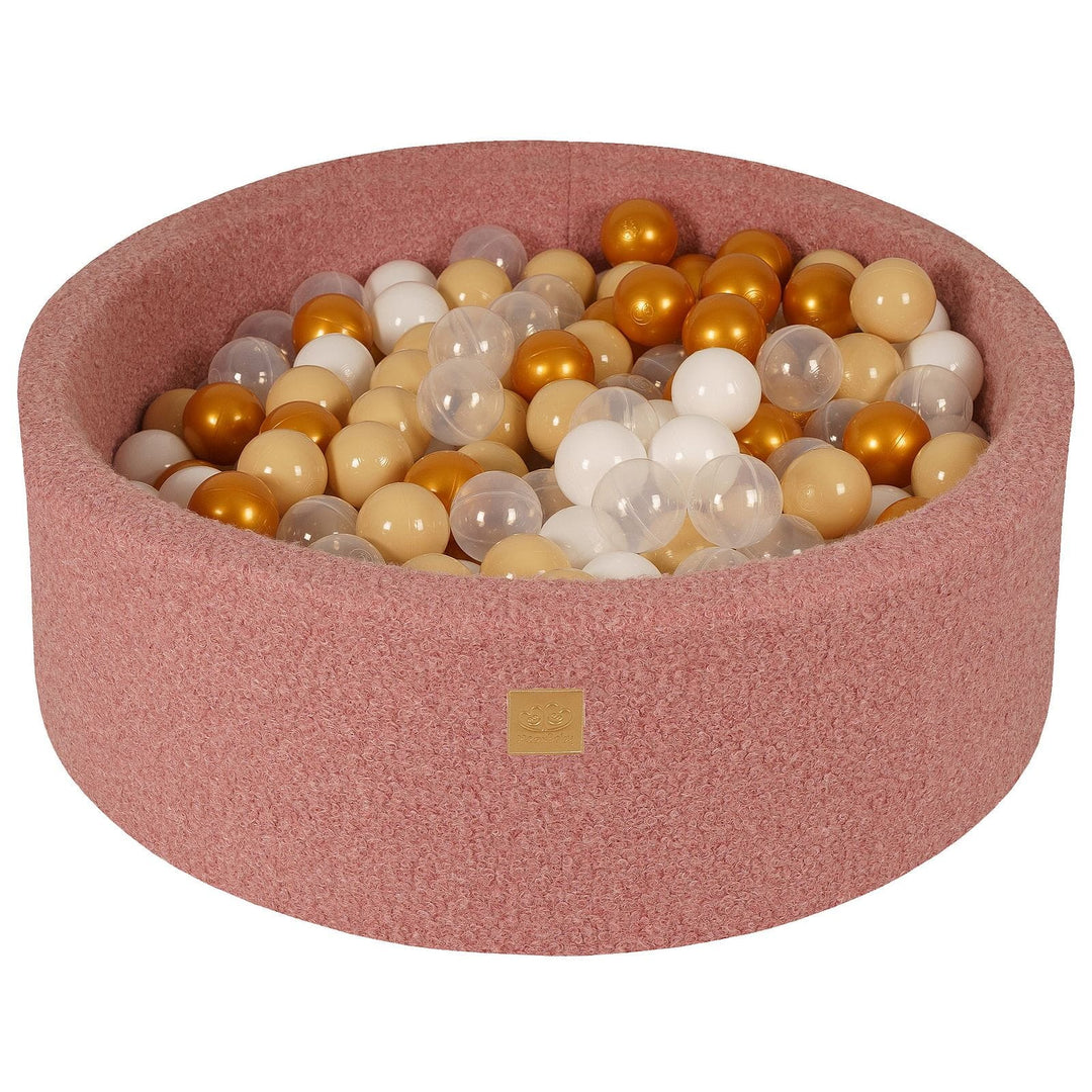 MeowBaby Boucle Pink Round Ball Pit Ball Pits MeowBaby
