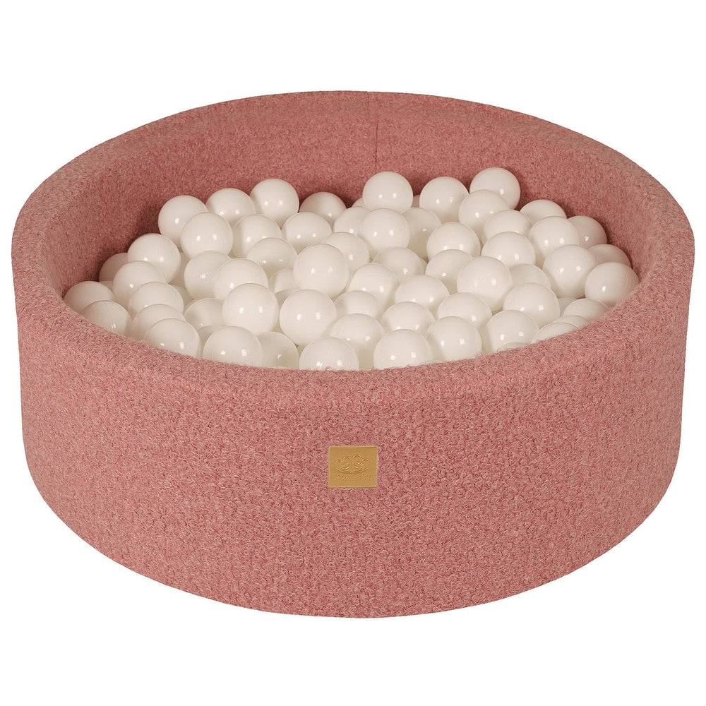 MeowBaby Boucle Pink Round Ball Pit Ball Pits MeowBaby