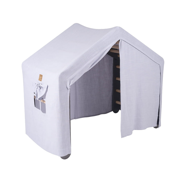 MeowBaby Large Ladder House Climbing Set MeowBaby Grey-Blue Black