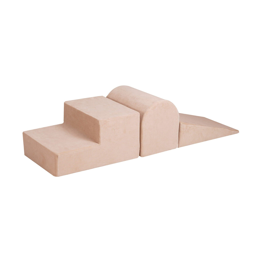 MeowBaby Luxury ECRU Foam Soft Play Playground Foam Blocks MeowBaby 3 Elements