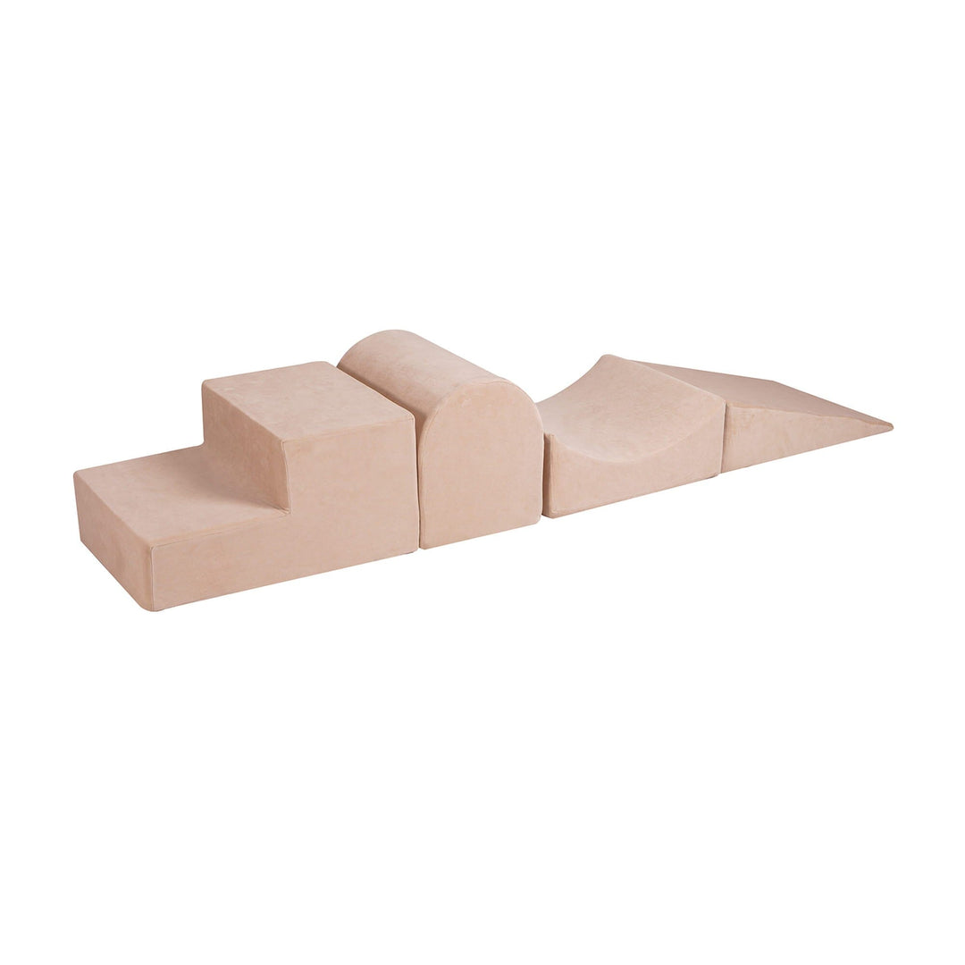 MeowBaby Luxury ECRU Foam Soft Play Playground Foam Blocks MeowBaby 4 Elements