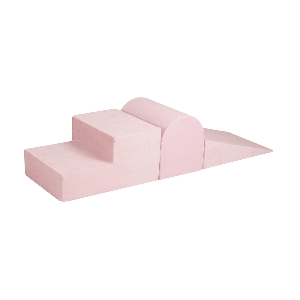 MeowBaby Powder Pink Red Foam Soft Play Playground Foam Blocks MeowBaby 3 Elements
