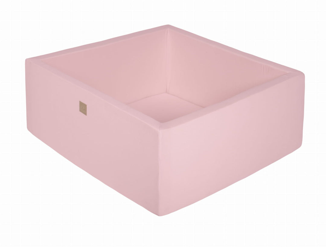MeowBaby Powder Pink Square Cotton Ball Pit Ball Pits MeowBaby
