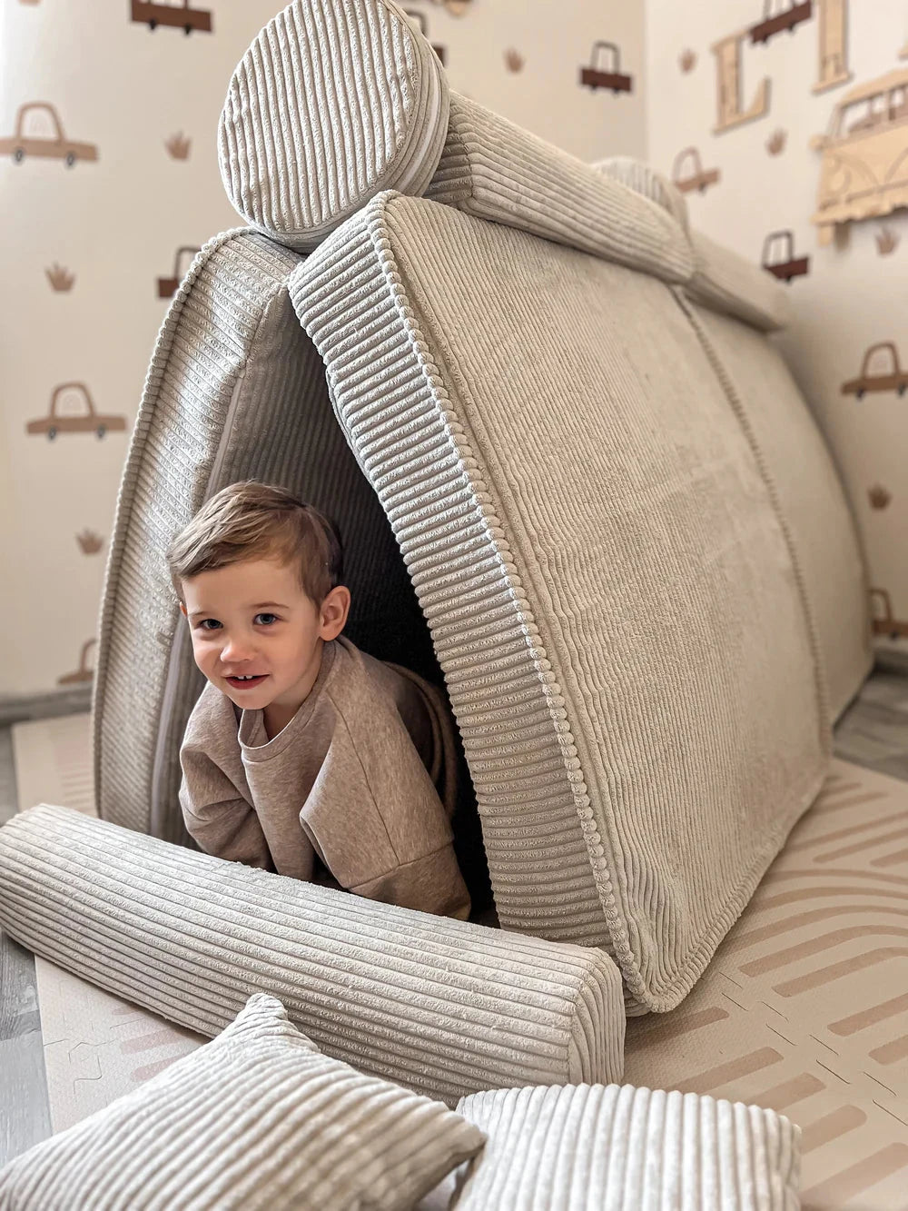MeowBaby Premium Corduroy Kids' Sofa Sofa MeowBaby