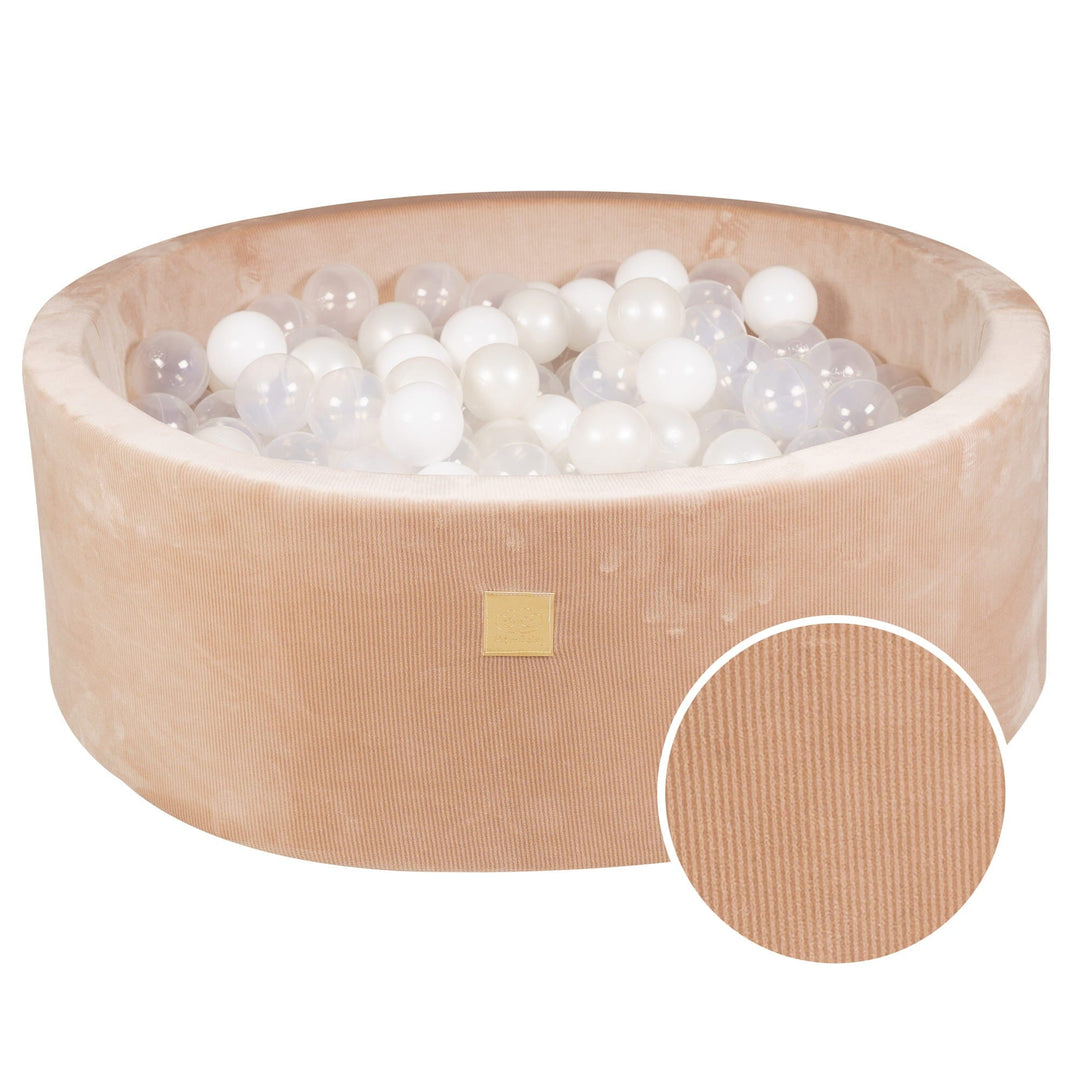 MeowBaby Sand Round Corduroy Ball Pit Ball Pits MeowBaby