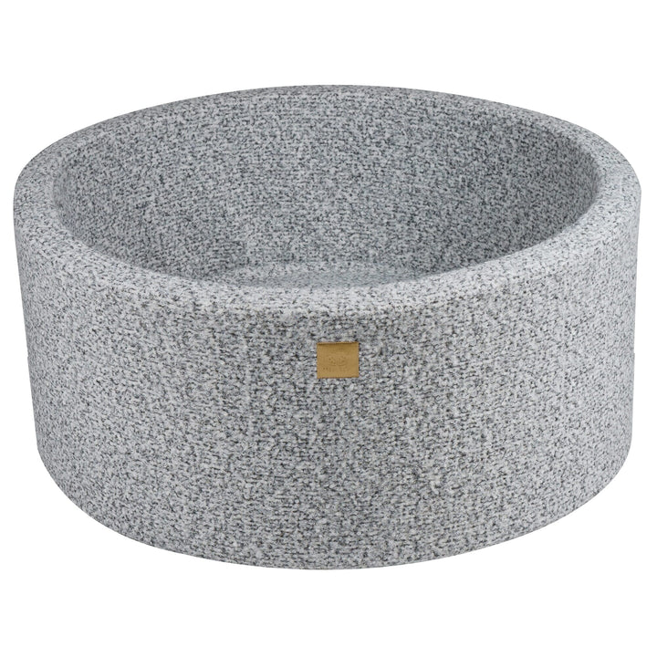 MeowBaby® Boucle Marled Grey Round Ball Pit Ball Pits MeowBaby