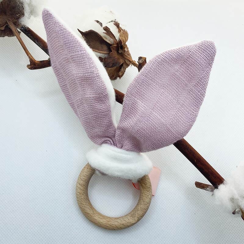 Papate Pink Organic Teething Ring Pacifiers & Teethers Papate