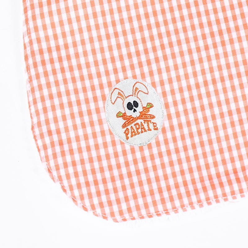 Papate Vichy Organic Cotton Lop Bib Bibs Papate
