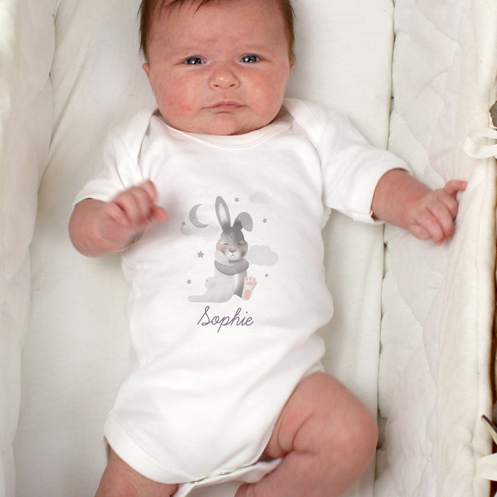 Personalised Baby Bunny Vest Baby One-Pieces Mini Bee