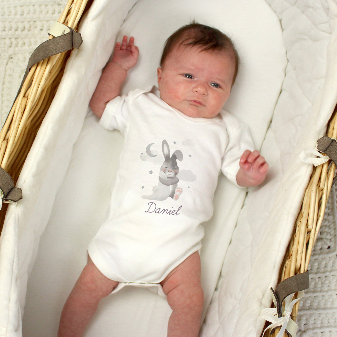 Personalised Baby Bunny Vest Baby One-Pieces Mini Bee