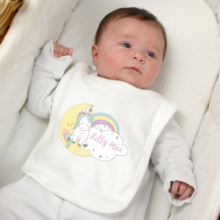 Personalised Baby Unicorn Bib Bibs Mini Bee