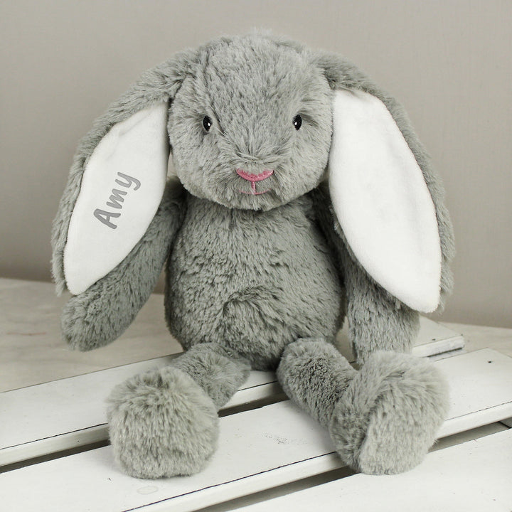 Personalised Bunny Rabbit Soft Toy Baby Activity Toys Mini Bee