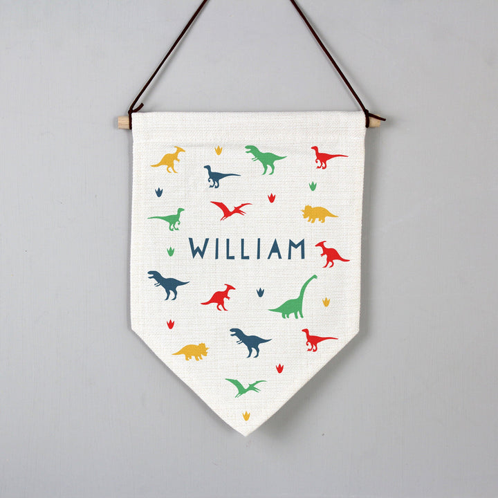 Personalised Dinosaur Hanging Banner Wreaths & Garlands Mini Bee