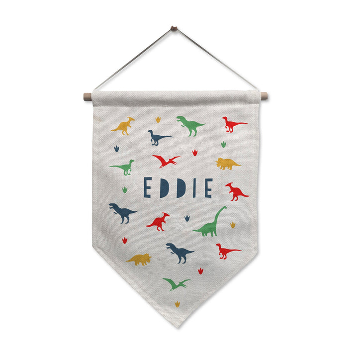 Personalised Dinosaur Hanging Banner Wreaths & Garlands Mini Bee