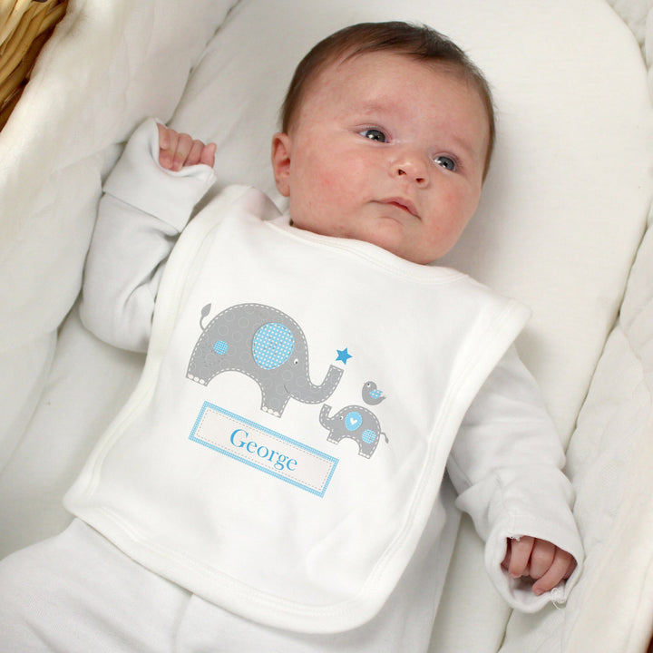 Personalised Elephant Baby Bib Bibs Mini Bee