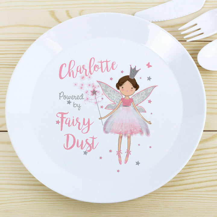Personalised Fairy Princess Plastic Plate Plates Mini Bee
