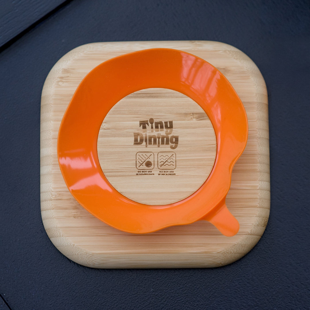 Personalised Lion Bamboo Suction Plate Plates Mini Bee