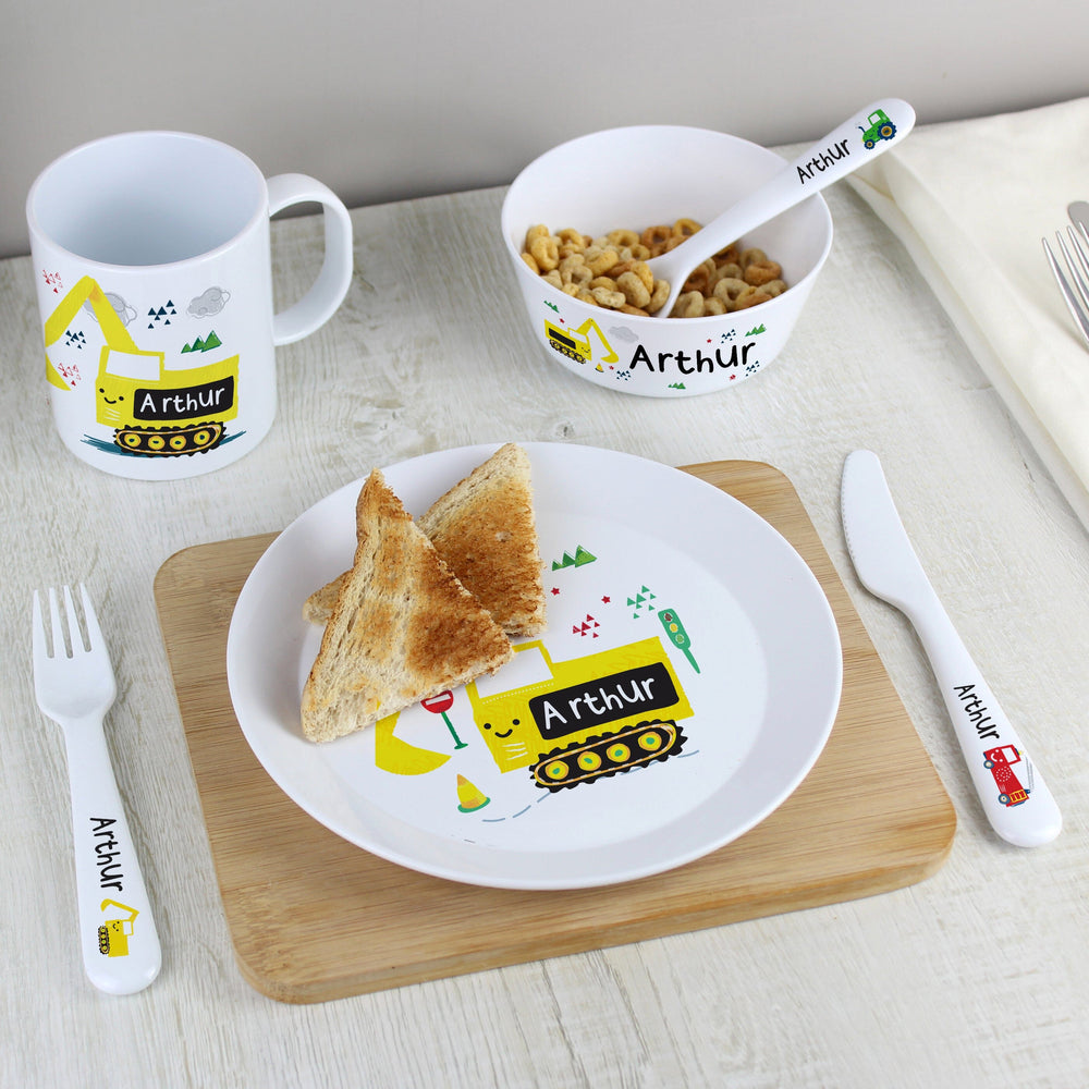 Personalised Vehicles Plastic Cutlery Flatware Sets Mini Bee