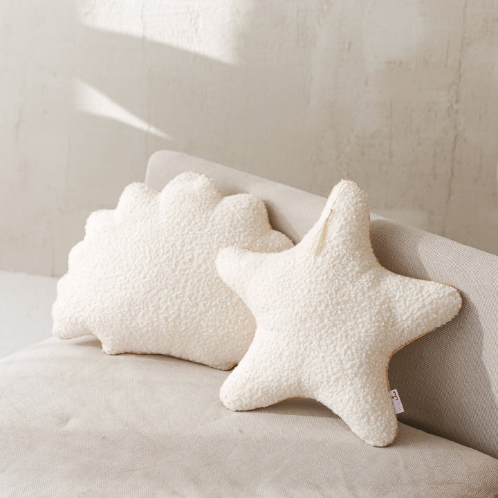 Seashell Pillows, Starfish Throw Pillows, Crustaceancore Decor Decorative minicamp