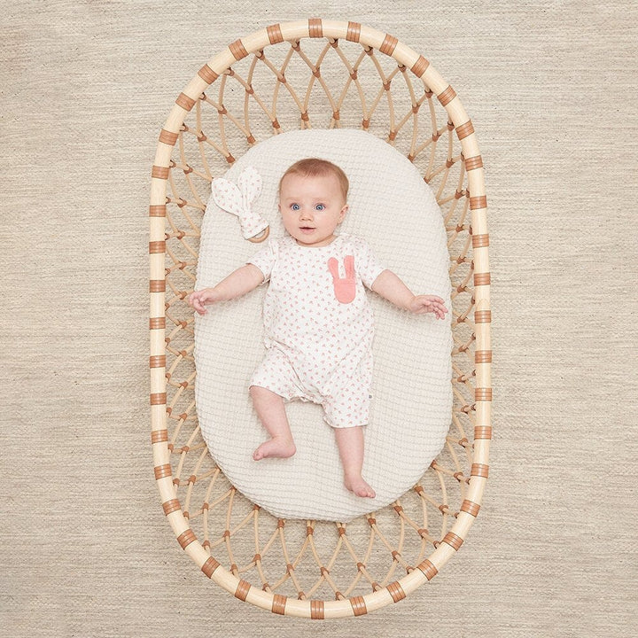 Stevie Pink Bunny Teething Ring Pacifiers & Teethers The Bonnie Mob