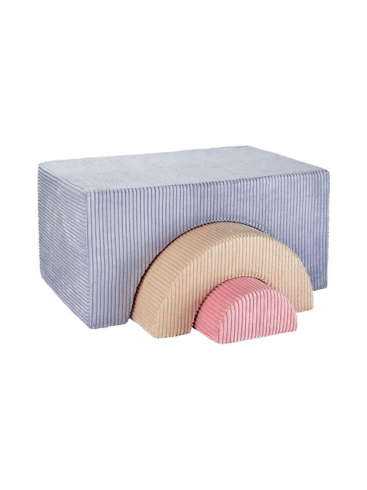 Wigiwama Blueberry Blue Rainbow Playset Foam Blocks Wigiwama