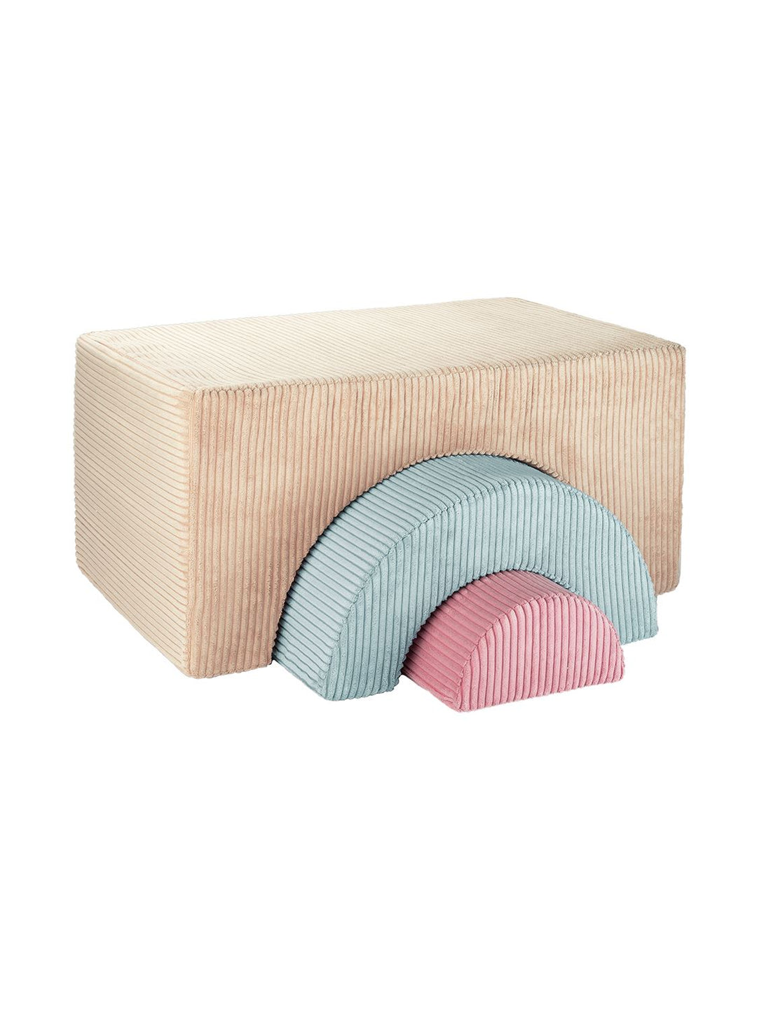 Wigiwama Brown Sugar Rainbow Playset Foam Blocks Wigiwama