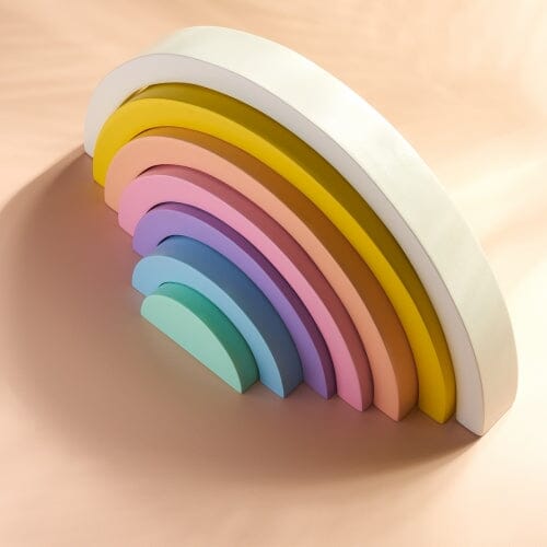 Wooden Rainbow Stacker Baby Activity Toys Best Years