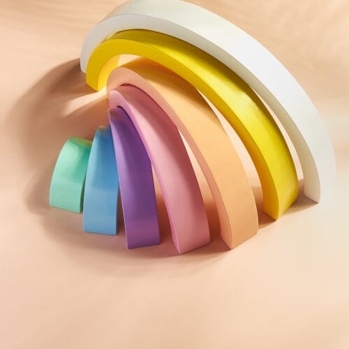 Wooden Rainbow Stacker Baby Activity Toys Best Years