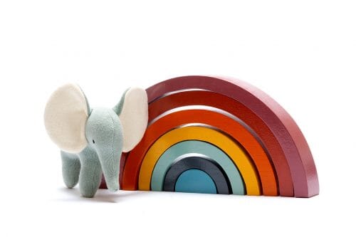 Wooden Rainbow Stacker Baby Activity Toys Best Years