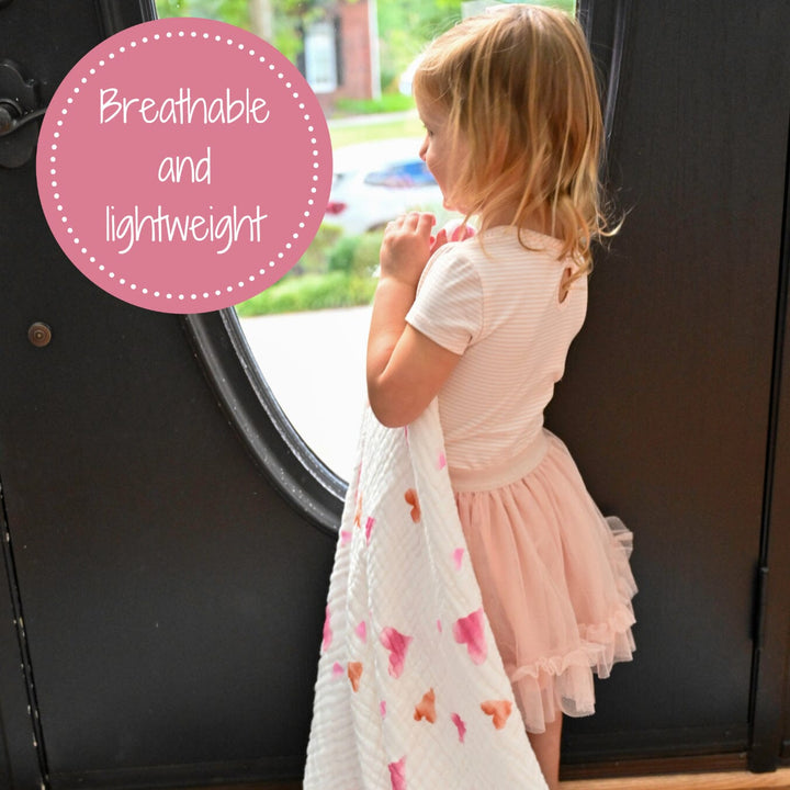 You Stole My Heart – Muslin Quilt Swaddling Blankets LollyBanks