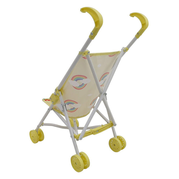 Roma Rupert Umbrella Buggy in Primrose, folded umbrella-fold frame