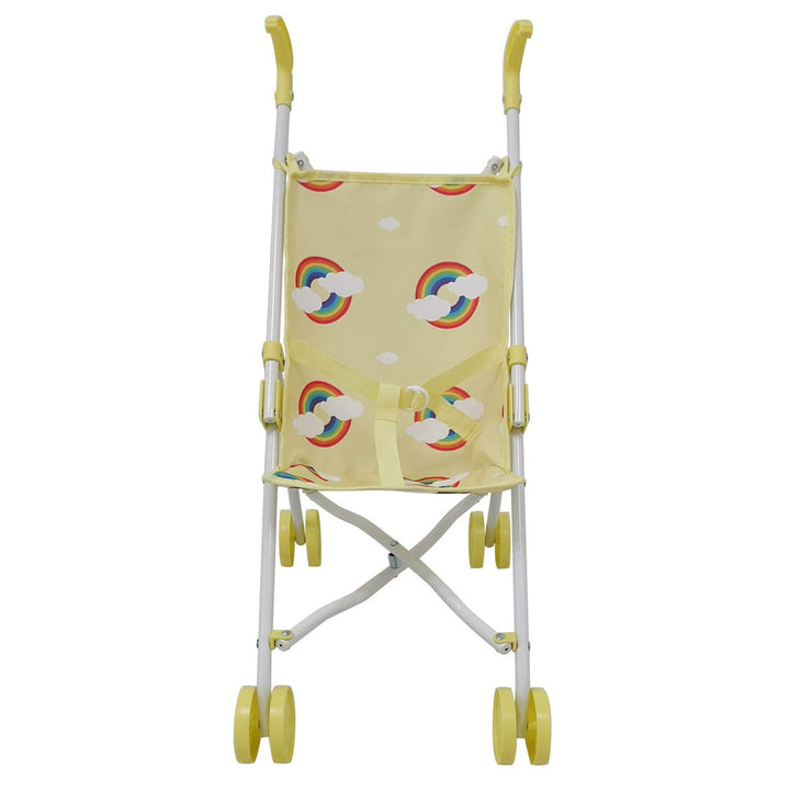 Roma Rupert Umbrella Buggy in Primrose, wheels and handle detail
