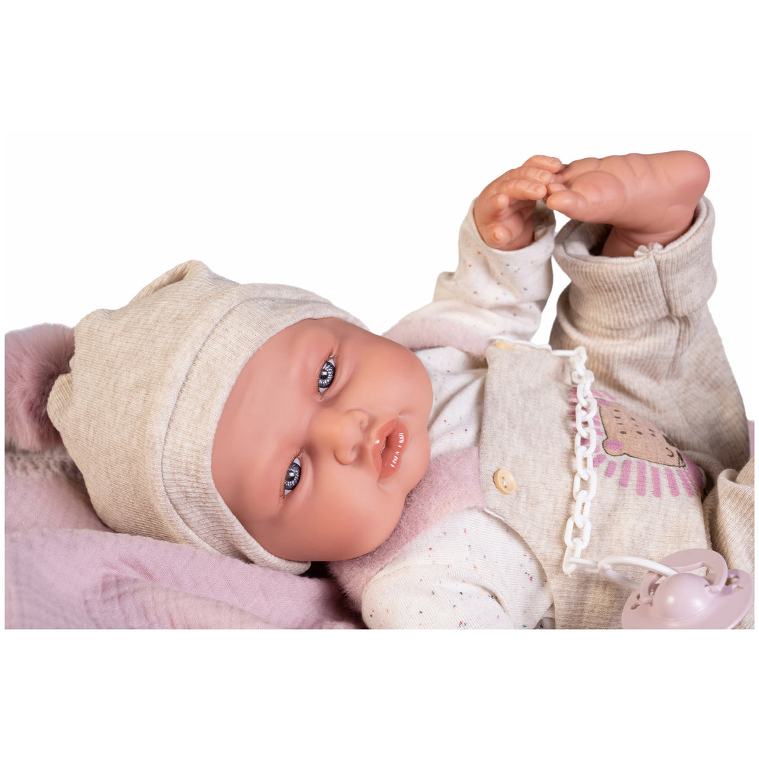 Antonio Juan Babydoo Poseable Doll with Blanket, 50cm, supplier gallery view 4