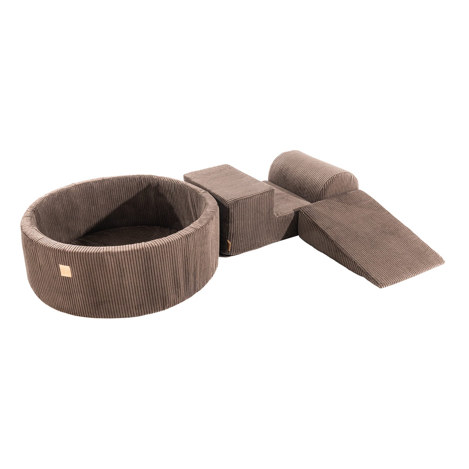 MeowBaby Soft Play Ball Pit - Aesthetic, Brown