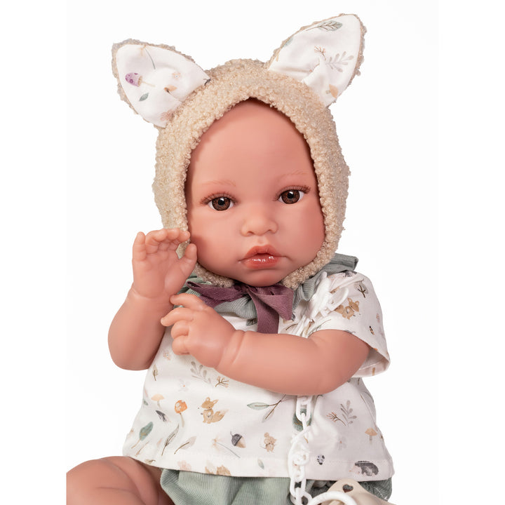 Antonio Juan Newborn Erik Doll with Baby Carrier, 42cm, supplier gallery view 2